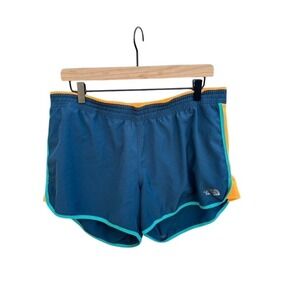 North Face‎ Women's Colorblock Lined Running Shorts sz L